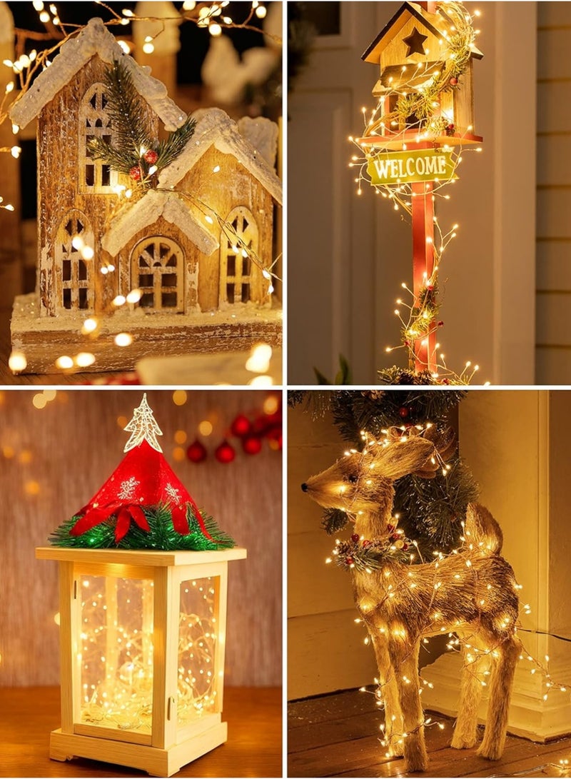 YOUGE 200LED Home Decorative Fairy Lights, 8M Outdoor String Lights, 8 Lighting Modes , for Wedding, Brithday, Party, Home Decoration (Warm White) - Image 4